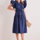 Amalia Dress- Navy-S9X1U9C